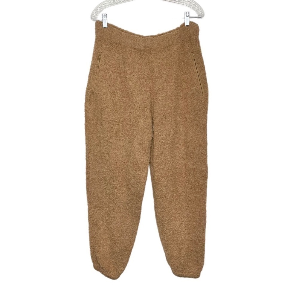 SKIMS Cozy Knit Unisex Jogger Pants Camel NWT